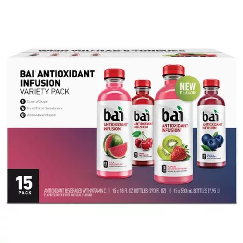 Bai Hillside Variety Pack (18 Fl. Oz., 15 Pk.)