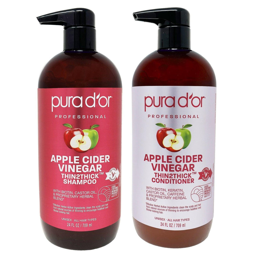 Apple Cider Vinegar Thin2Thick Clarifying and Detoxing Shampoo &amp; Conditioner Duo