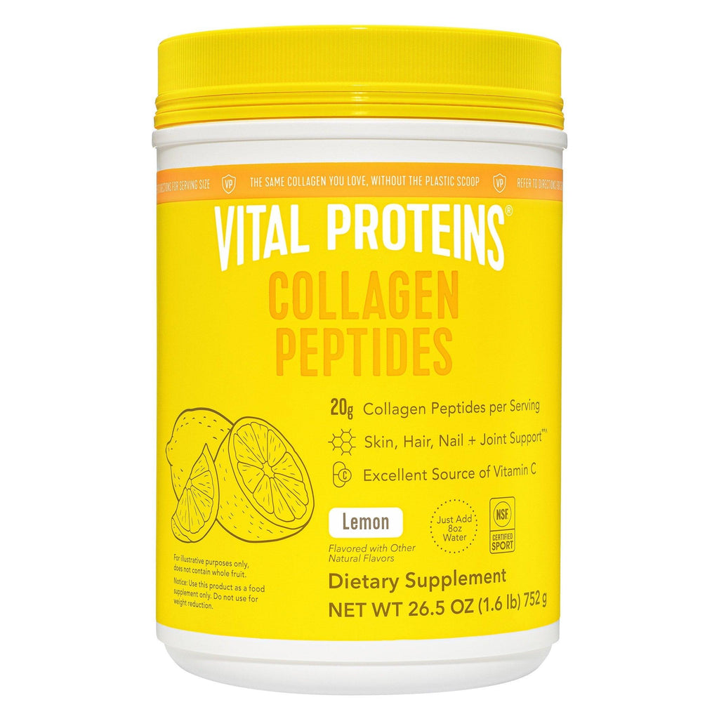 Collagen Peptides, Lemon, 1.6 Lbs