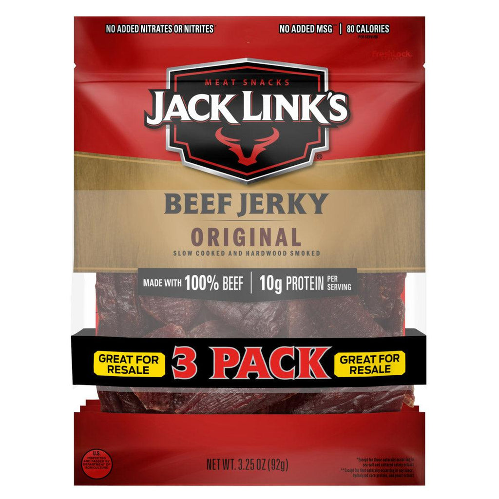 Beef Jerky, Original, 3.25 Oz, 3-Count