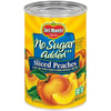 Del Monte No Sugar Added Sliced Peaches, Canned Fruit, 14.5 Oz Can