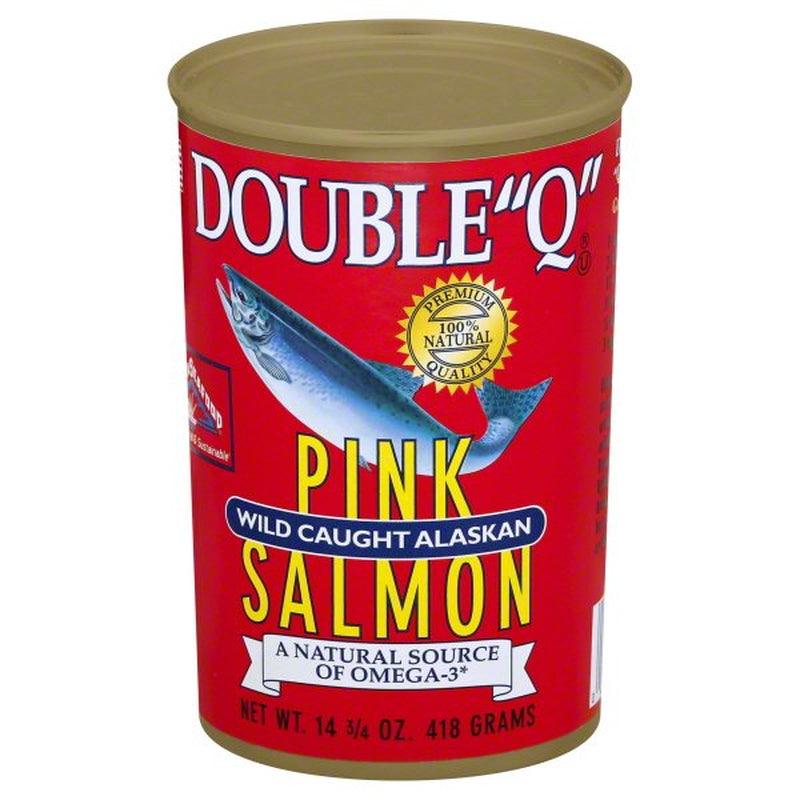 Double &quot;Q&quot; Wild Caught Alaskan Pink Salmon, 14.75 Oz Can