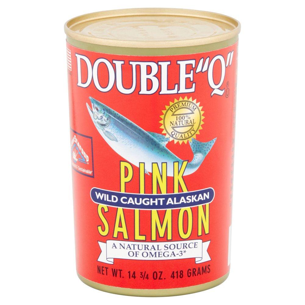 Double &quot;Q&quot; Wild Caught Alaskan Pink Salmon, 14.75 Oz Can