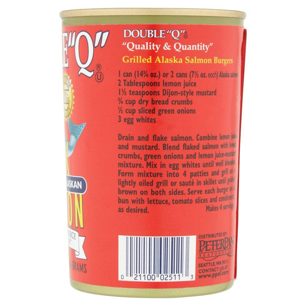 Double &quot;Q&quot; Wild Caught Alaskan Pink Salmon, 14.75 Oz Can