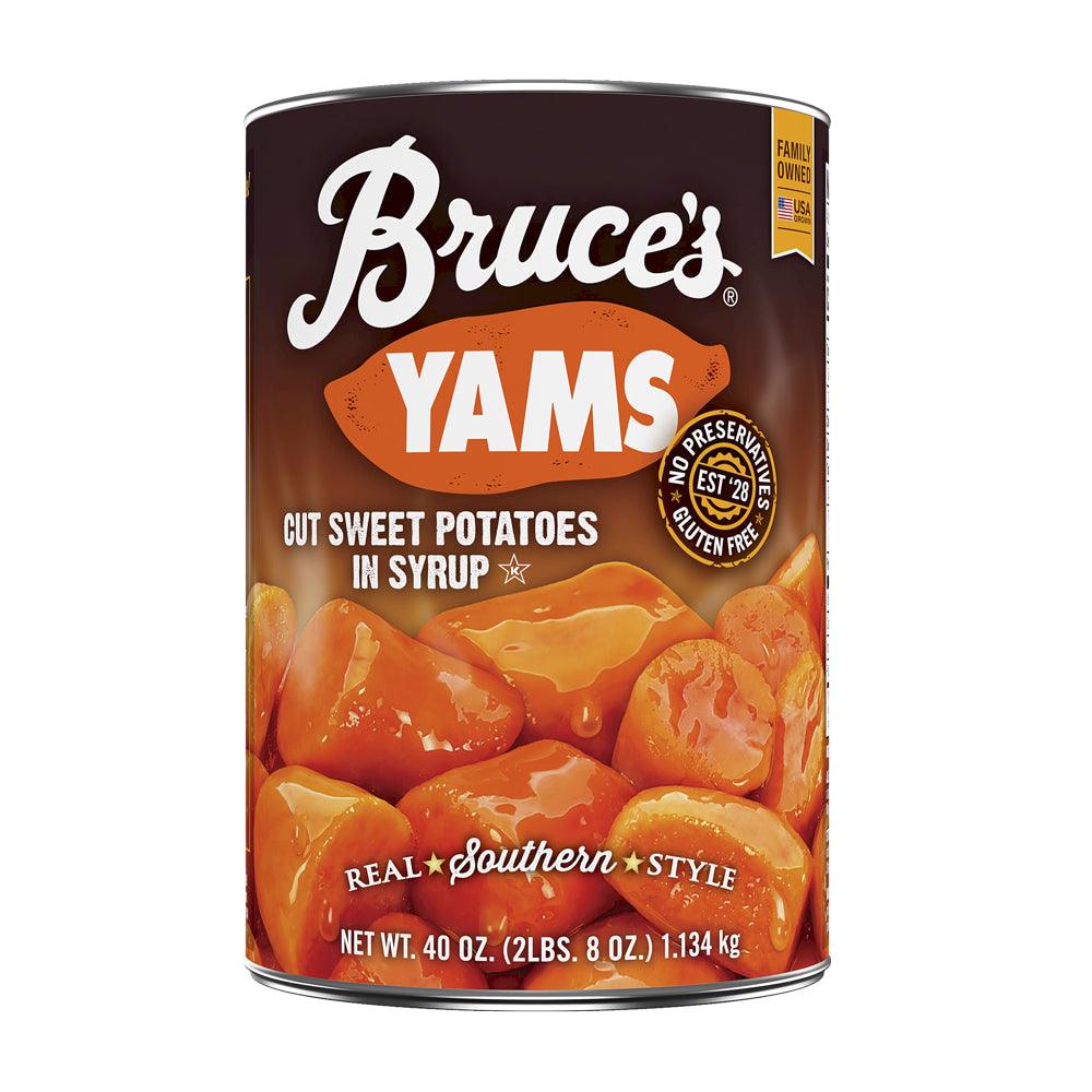 Bruce&#039;S Yams Cut Sweet Potatoes in Syrup, Canned Vegetables, 40 Oz