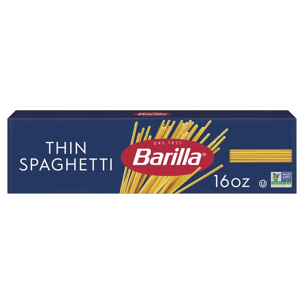 Barilla Thin Spaghetti Pasta Noodles, 16 Oz