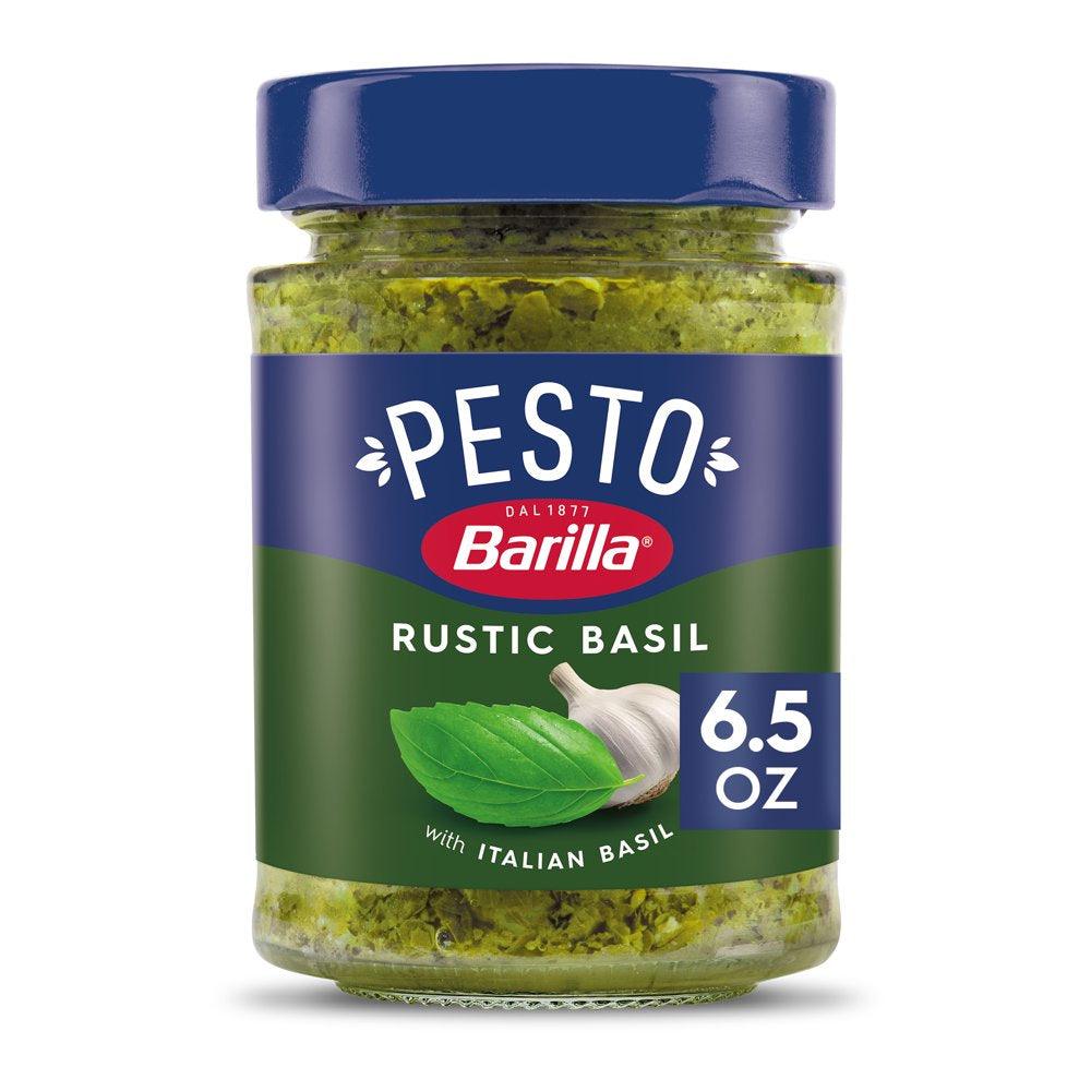 Barilla Rustic Basil Pesto Sauce, 6.5 Oz