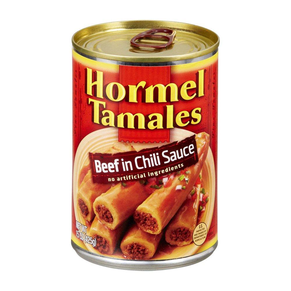 Beef Tamales, Canned Tamales, 15 Oz