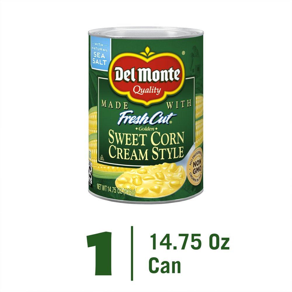 Del Monte Sweet Cream Corn, Canned Vegetables, 14.75 Oz Can