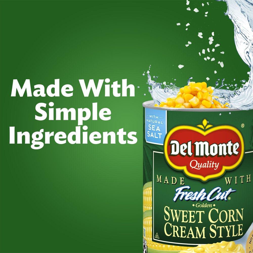 Del Monte Sweet Cream Corn, Canned Vegetables, 14.75 Oz Can