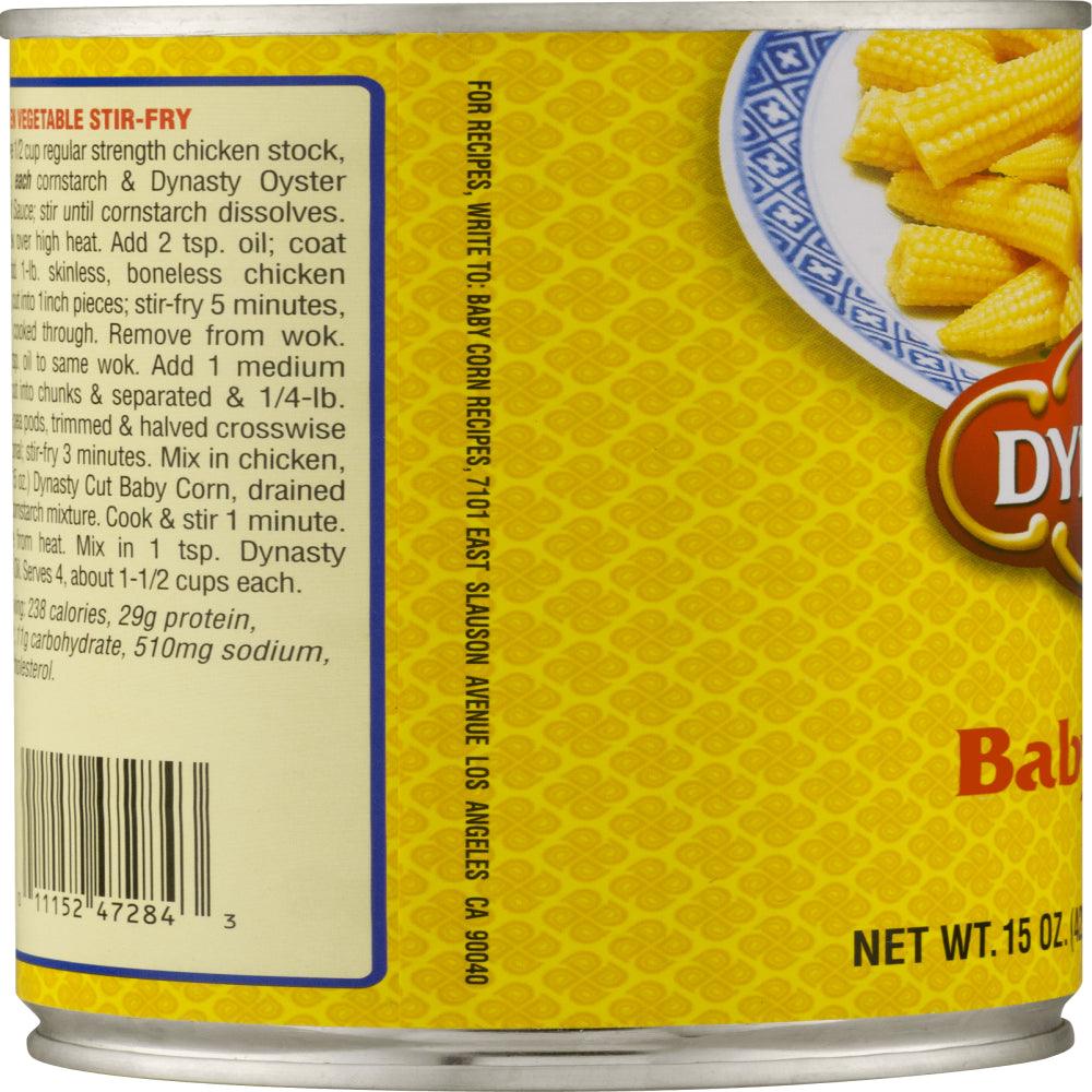 Dynasty Baby Corn Cut, 15 Oz