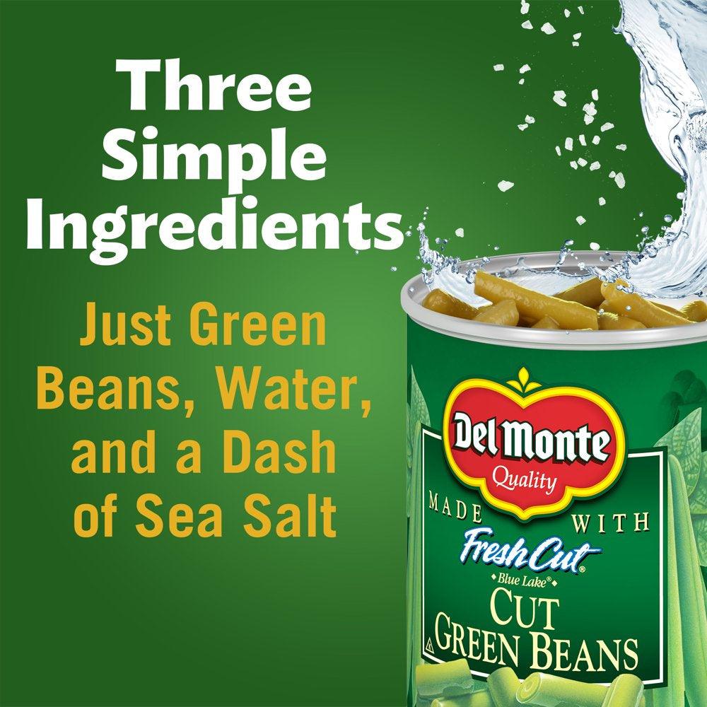 Del Monte Cut Green Beans, Canned Vegetables, 28 Oz Can