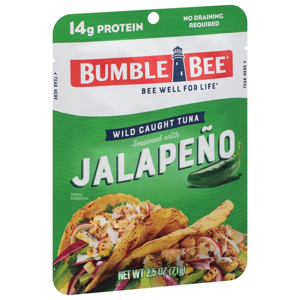 Bumble Bee Jalapeño Seasoned Pouch Tuna, 2.5 Ounce