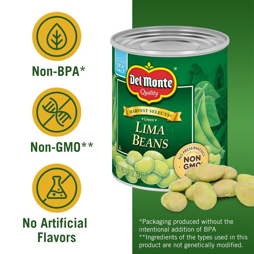 Del Monte Lima Beans, Canned Vegetables, 15.25 Oz Can