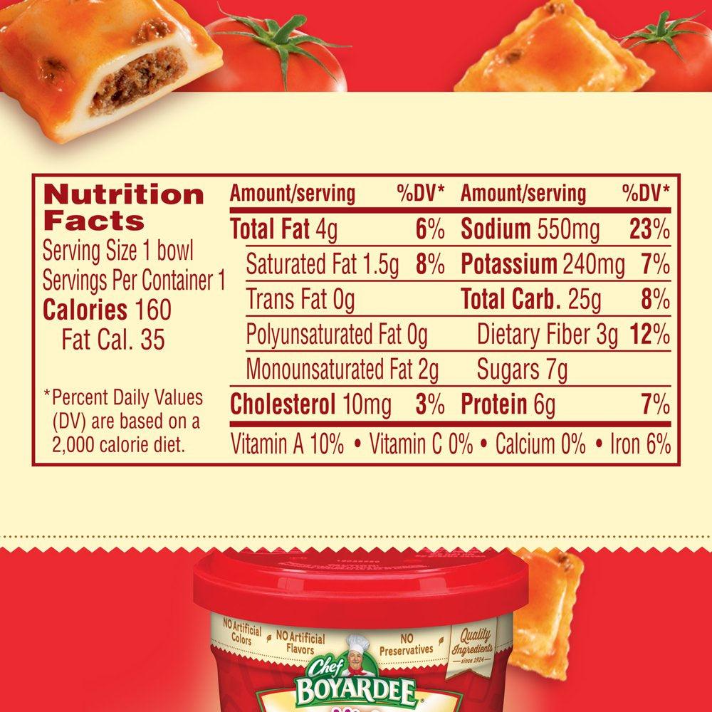 Chef Boyardee Mini Micro Beef Ravioli, 7.5 Oz