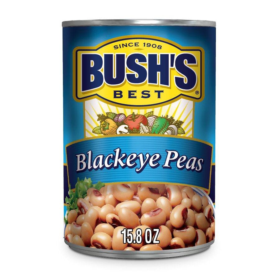 Bush&#039;S Blackeye Peas, Canned Black Eyed Peas, 15.8 Oz