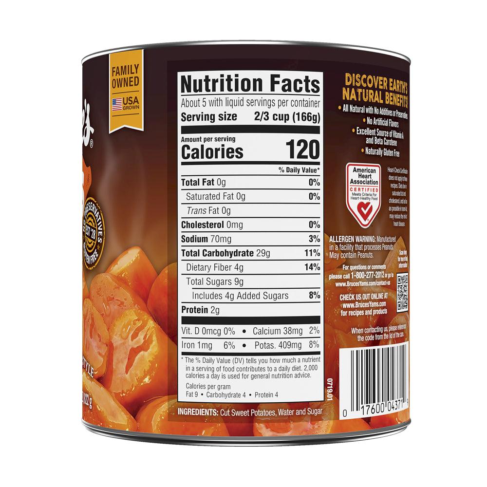 Bruce&#039;S Yams Cut Sweet Potatoes in Syrup, Canned Vegetables, 29 Oz