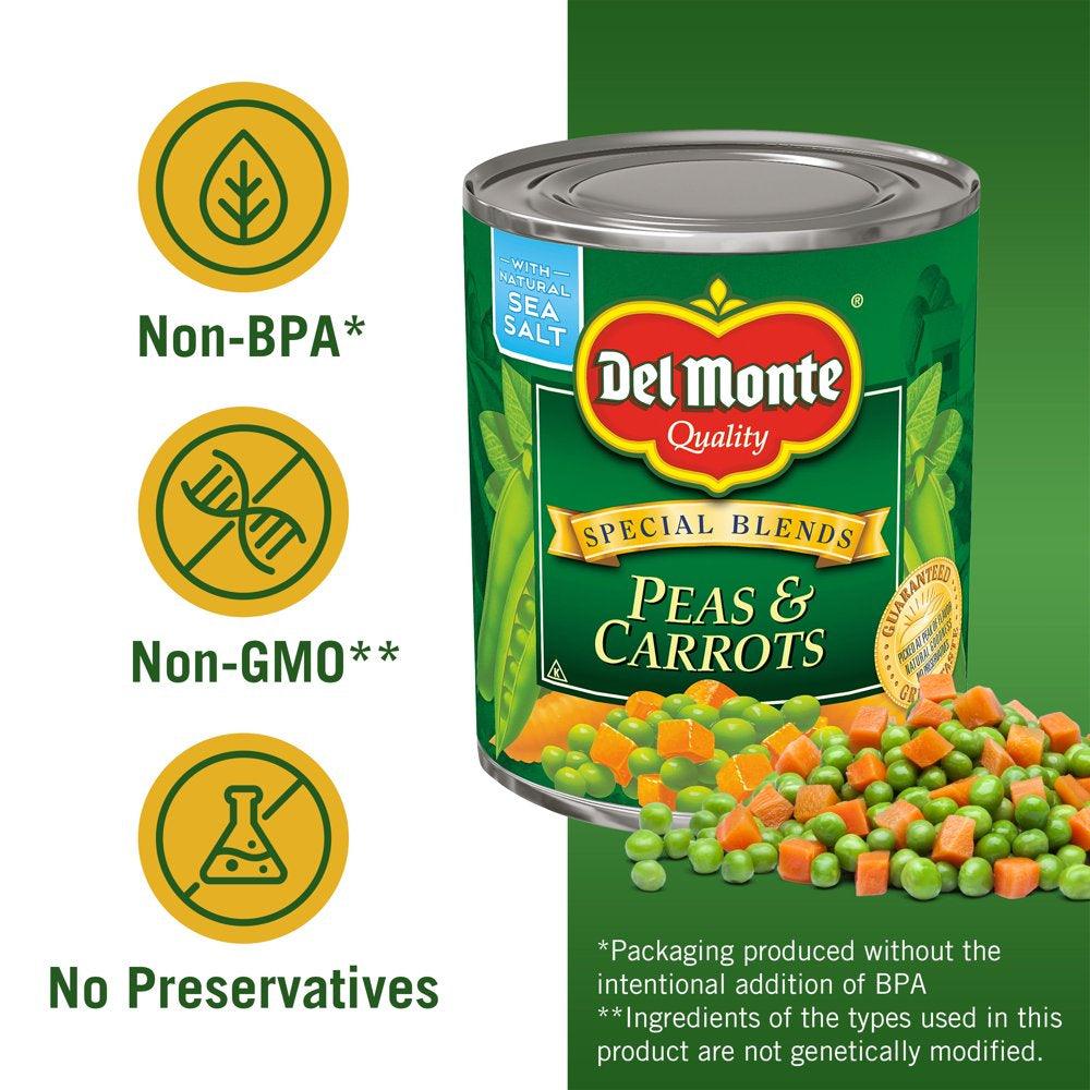 Del Monte Peas &amp; Carrots, Canned Vegetables, 8.5 Oz Can