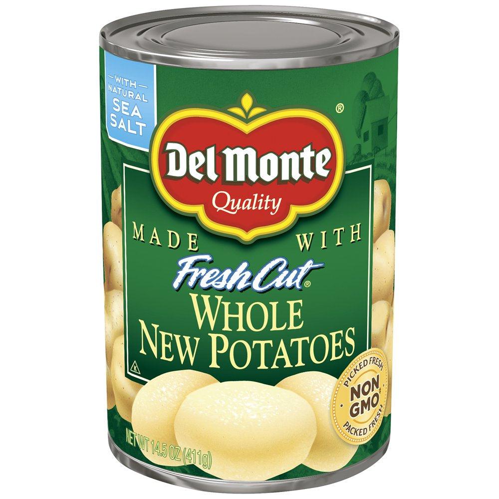 Del Monte Whole Potatoes, Canned Vegetables, 14.5 Oz Can