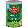 Del Monte Sweet Peas Canned Vegetables, 15 Oz Can