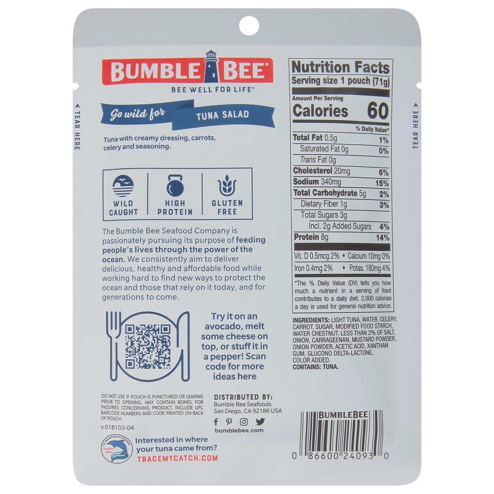 Bumble Bee Tuna Salad Sandwich in Seconds, 2.5 Oz Pouch