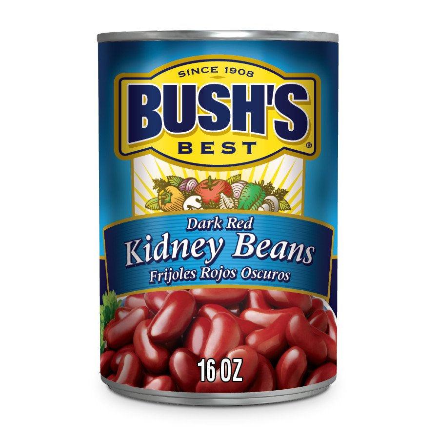 Bush&#039;S Dark Red Kidney Beans, Canned Beans, 16 Oz