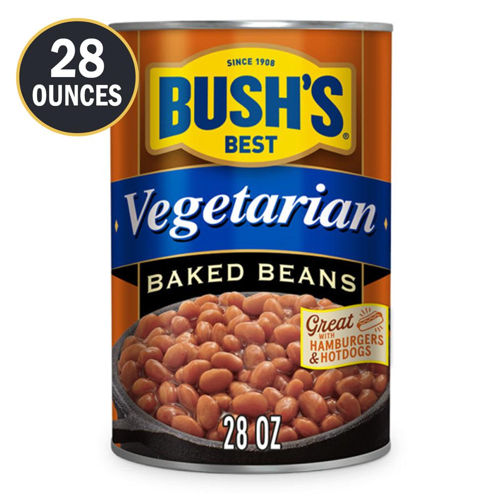 Bush&#039;S Vegetarian Baked Beans, Canned Beans, 28 Oz