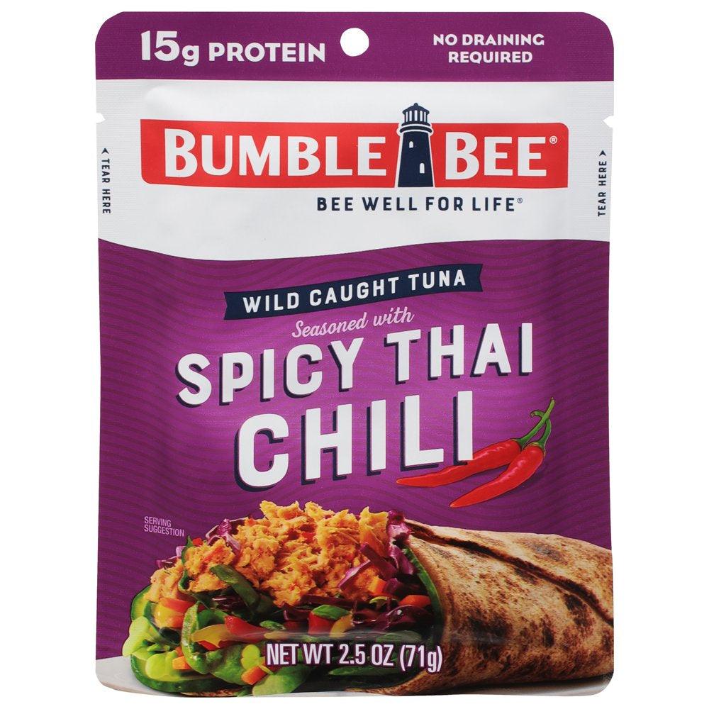 Bumble Bee Spicy Thai Chili Seasoned Pouch Tuna, 2.5 Ounce