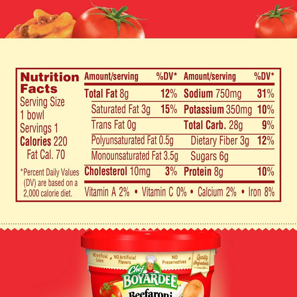 Chef Boyardee Beefaroni Pasta, 7.5 Oz.