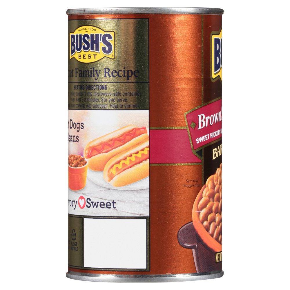 Bush&#039;S Brown Sugar Hickory Baked Beans, Canned Beans, 28 Oz