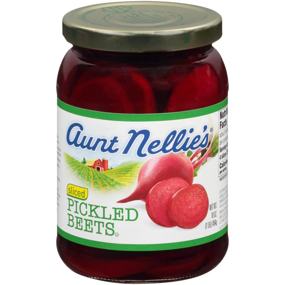 Aunt Nellie&#039;S Sliced Pickled Beets Jar, 16 Oz