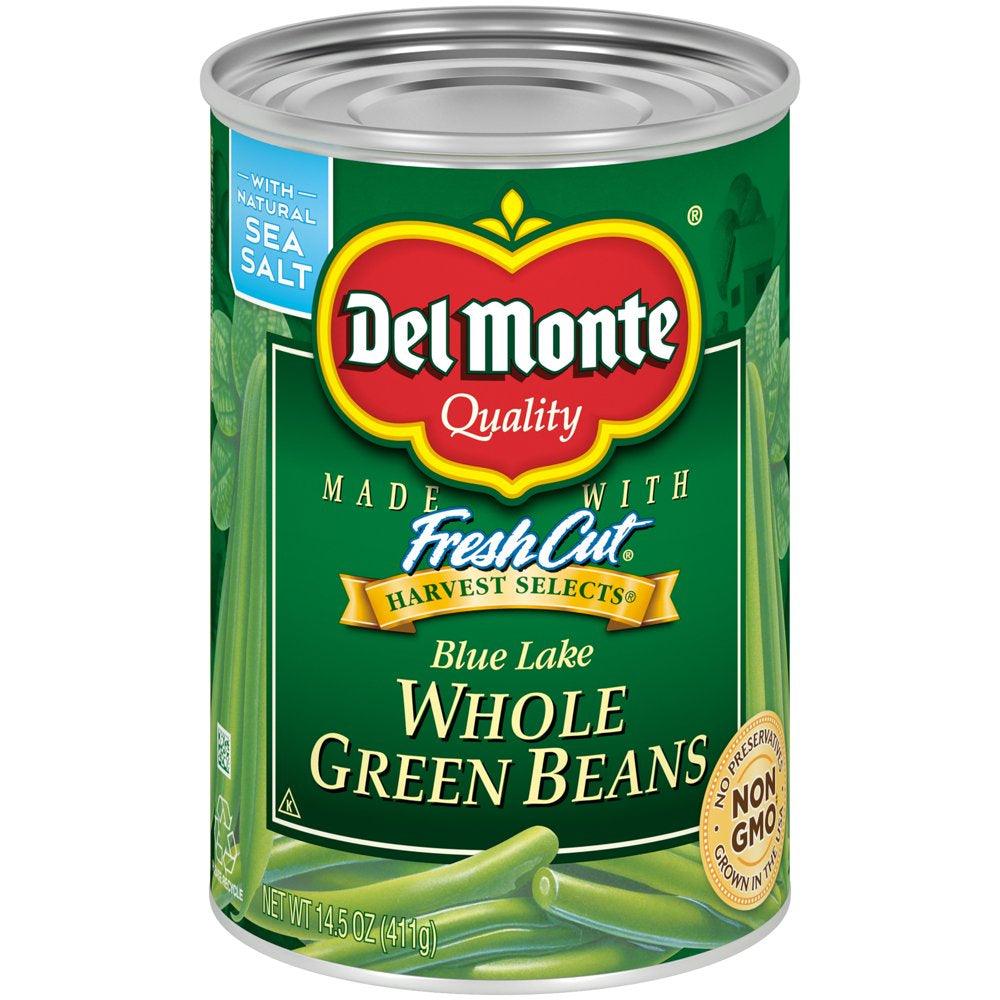 Del Monte Whole Green Beans, Canned Vegetables, 14.5 Oz Can