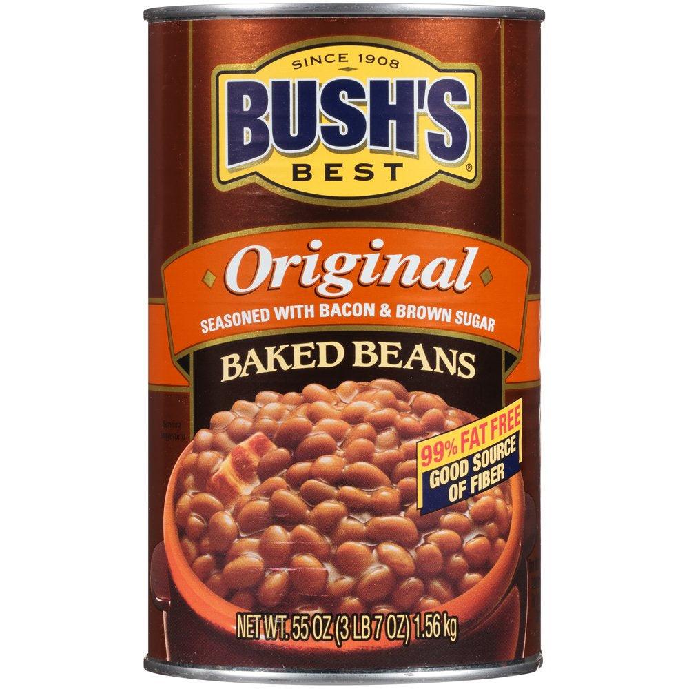 Bush&#039;S Original Baked Beans, Canned Beans, 55 Oz Can