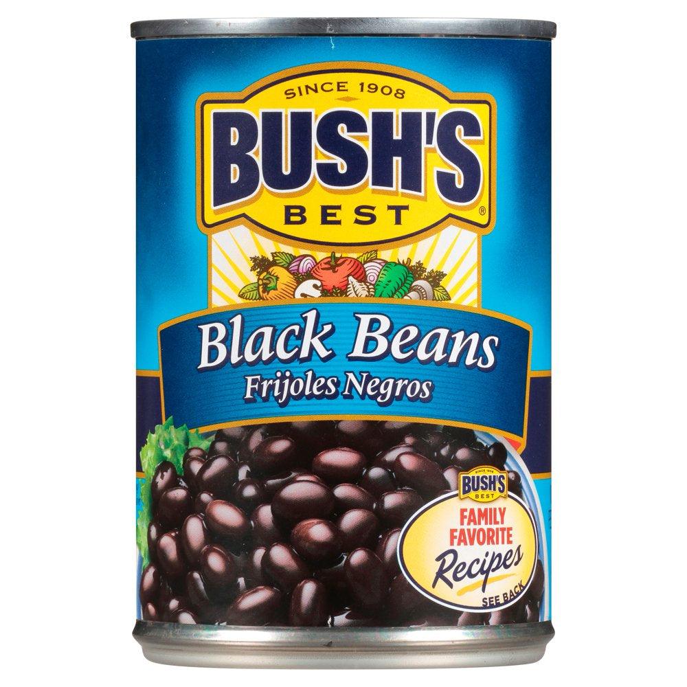 Bush&#039;S Black Beans, Canned Beans, 15 Oz