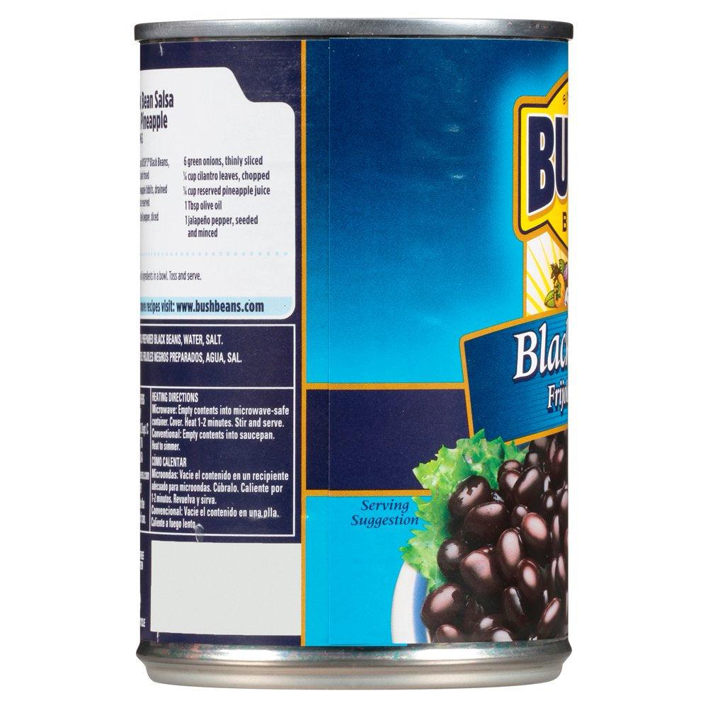 Bush&#039;S Black Beans, Canned Beans, 15 Oz