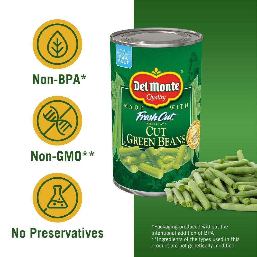 Del Monte Cut Green Beans, Canned Vegetables, 50 Oz Can