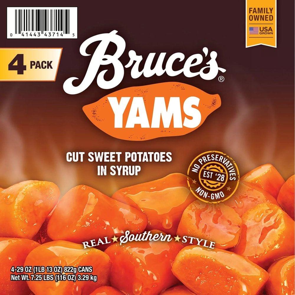 Bruce&#039;S Cut Yams, 29 Ounce (Pack of 4)