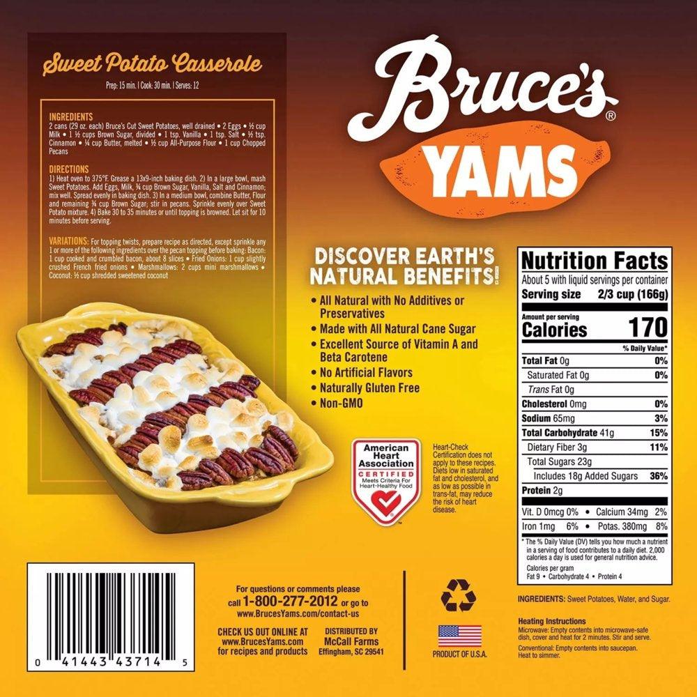 Bruce&#039;S Cut Yams, 29 Ounce (Pack of 4)