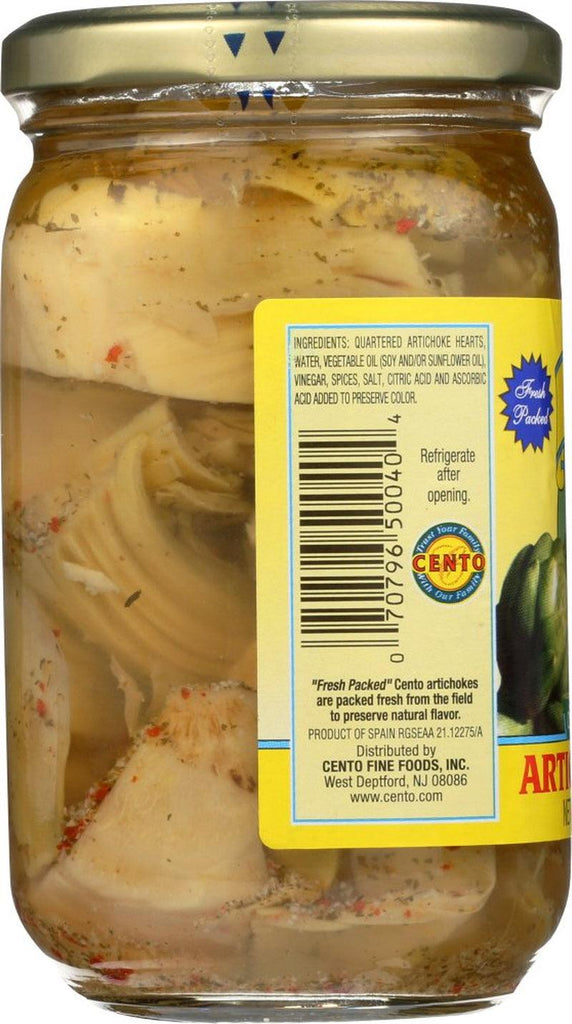 Cento Marinated Artichoke Hearts 12 Oz