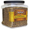 Dried Mushroom Kibble by Its Delish, 15 Oz Jumbo Container Dark Chilean Dehydrated and Chopped Boletus Luteus Mushrooms for Cooking and Flavoring