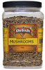 Dried Mushroom Kibble by Its Delish, 15 Oz Jumbo Container Dark Chilean Dehydrated and Chopped Boletus Luteus Mushrooms for Cooking and Flavoring