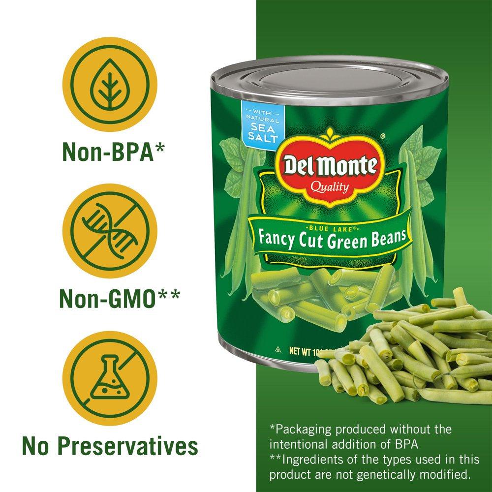 Del Monte BLUE LAKE Fancy Cut Green Beans, 101 Oz Can