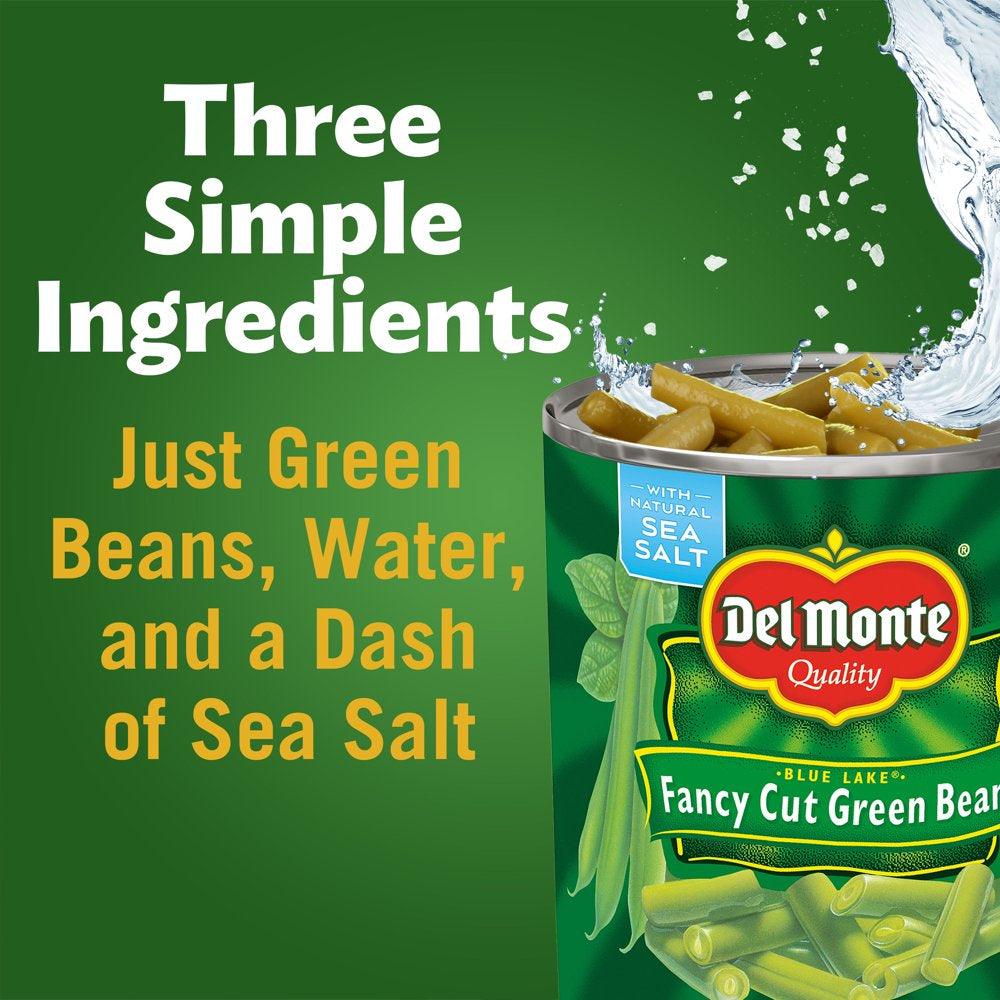 Del Monte BLUE LAKE Fancy Cut Green Beans, 101 Oz Can