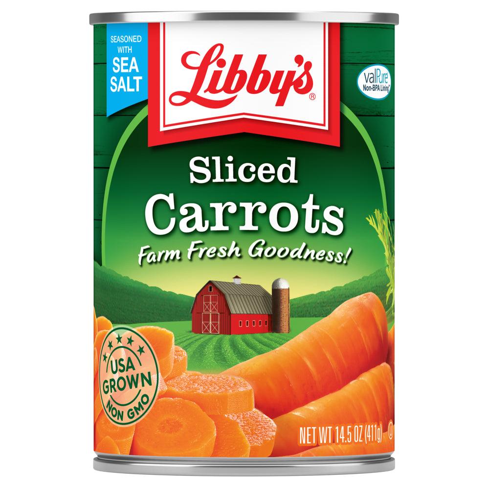 (6 Cans) Libby&#039;S Sliced Carrots, 14.5 Oz