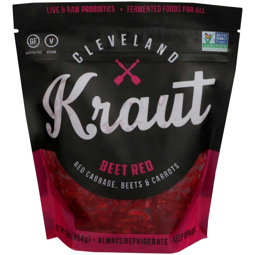 Cleveland Kraut Beet Red Sauerkraut, 16 Ounce -- 6 per Case.