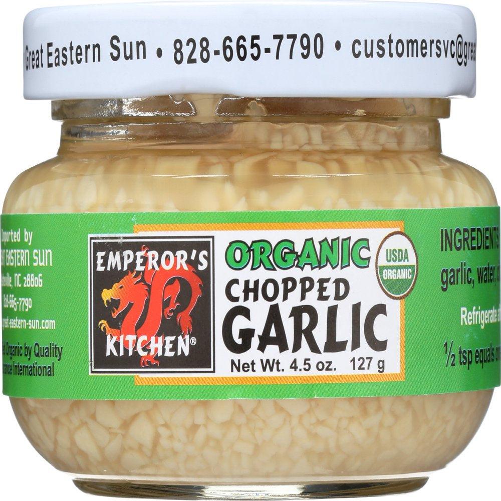 Emperor&#039;S Kitchen Organic Chopped Garlic, 4.5 Oz