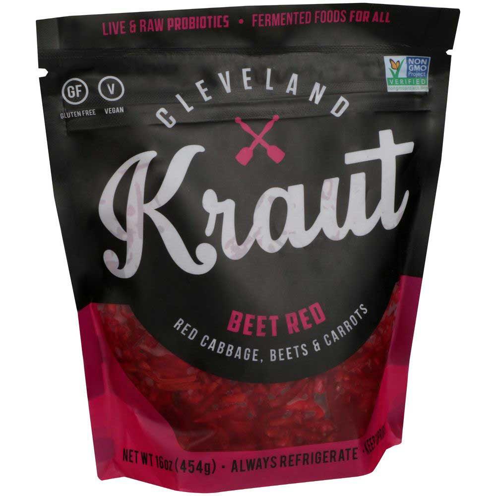 Cleveland Kraut Beet Red Sauerkraut, 16 Ounce -- 6 per Case.