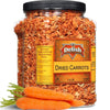 Dried Carrots by Its Delish, 24 Oz 1.5 Lb Jumbo Size Reusable Container of Dehydrated Carrot Dices