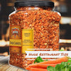 Dried Carrots by Its Delish, 24 Oz 1.5 Lb Jumbo Size Reusable Container of Dehydrated Carrot Dices