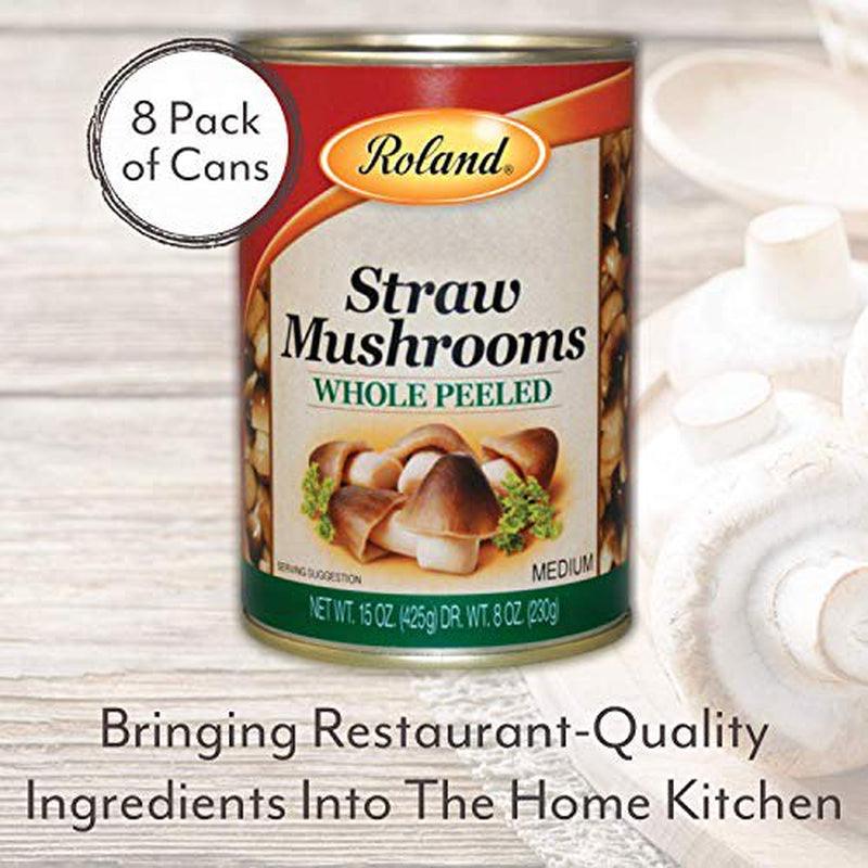 Canned Peeled Straw Mushrooms 15-Ounce Can 2 Pack